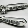 Wind-Powered LED Car Grille Lights: No-Install, Decorative, Front Auxiliary Daytime Running Lights