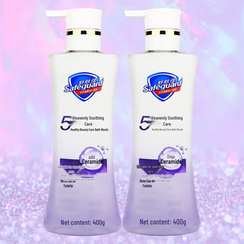 Safeguard Soothing & Hydrating Shower Gel, 2-Pack