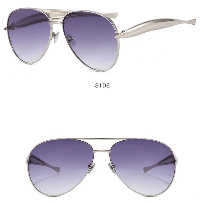 Lunettes de soleil pour femmes, lunettes de soleil rétro en métal pour hommes.