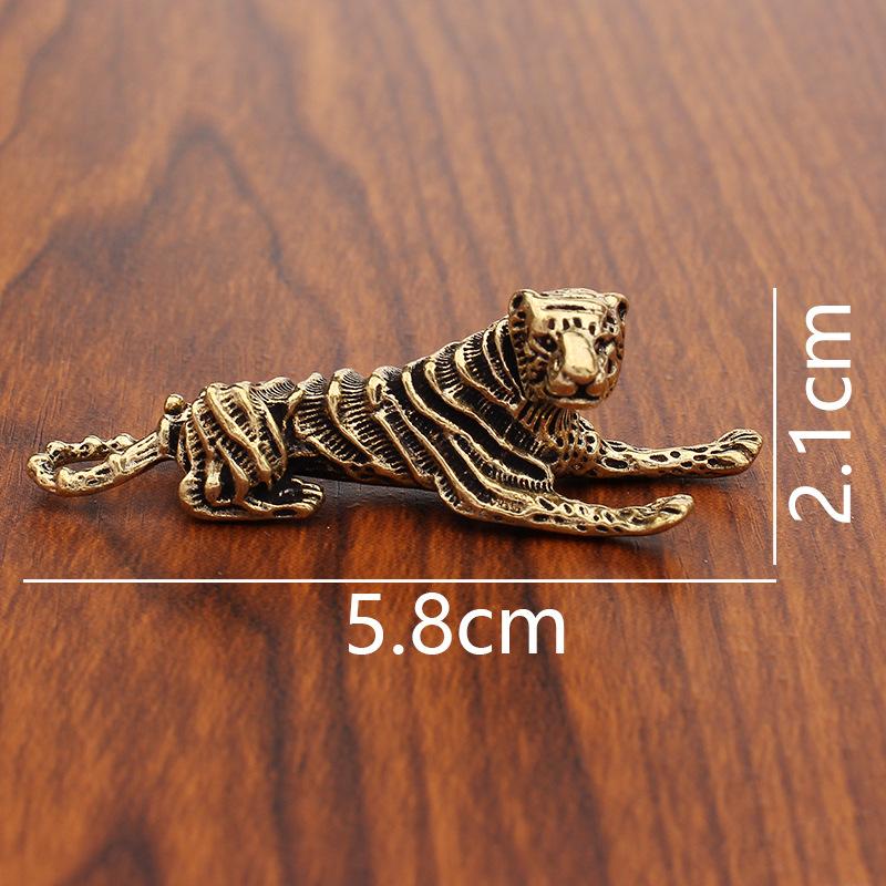 Brass Twelve Zodiac Ornaments Full Set of Pure Copper Zodiac Rat Cow Tiger Rabbit Dragon Snake Horse Sheep Monkey Chicken Dog Pig Crafts