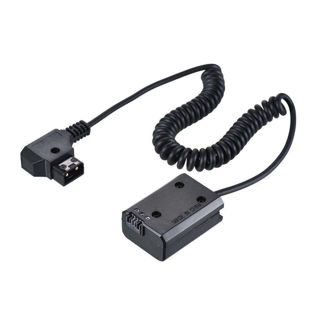 V-monterad D-Tap till batteriadapter lindad kabel för S ony DSLR-kamera