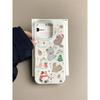New INS Trendy Christmas Snowman Cute Cat Phone Case For iPhone 17 Air 16 15 14 13 12 11 Pro Max XS Max 78Plus Shockproof Cover