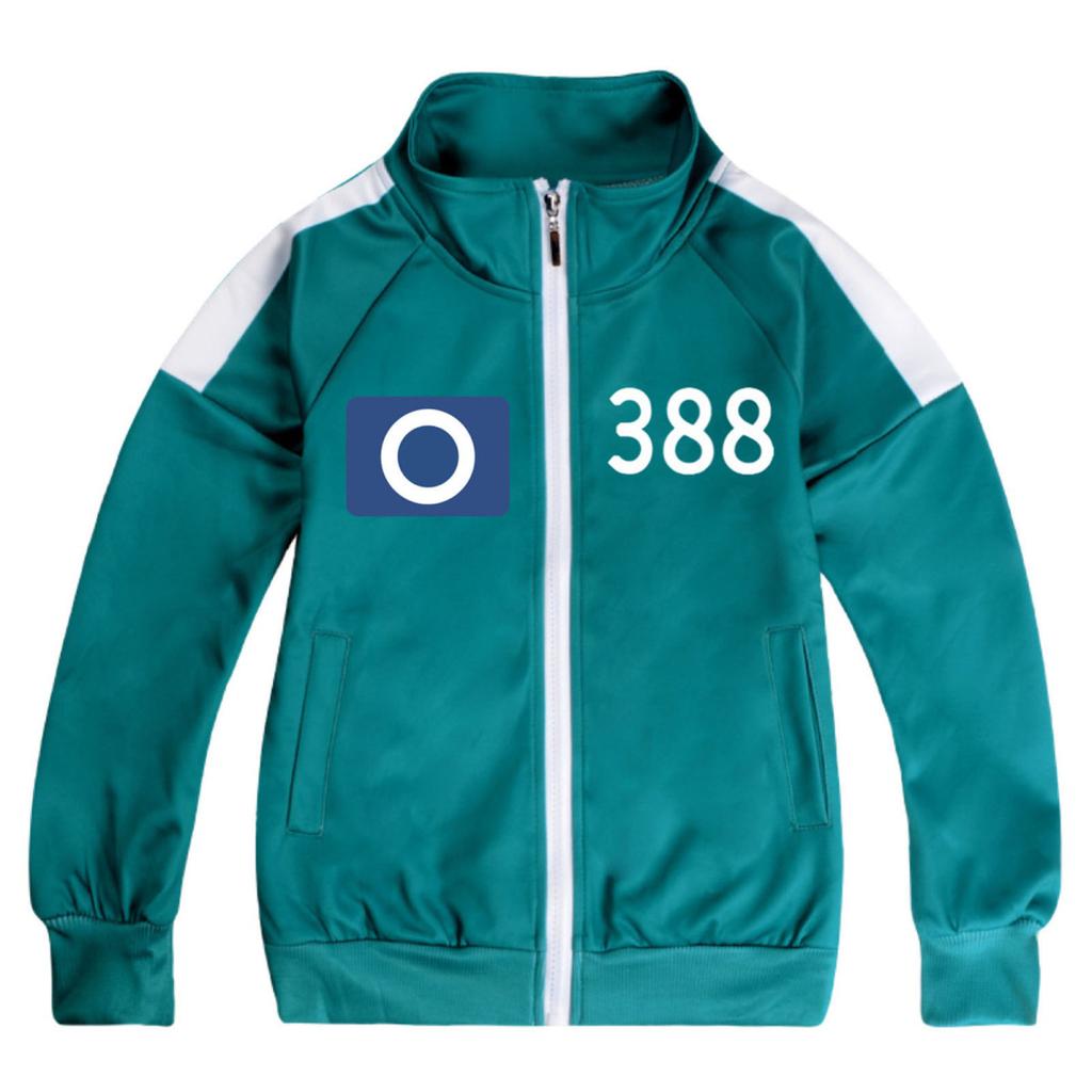 Yousheng 3 ks/sada Dětské herní cosplay oblečení pro volný čas Kabát Top Kalhoty Sportovní oblek Barevně ladící sportovní oblečení Korejský televizní seriál Dřevěný mužský kostým