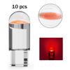 10Pcs T10 Car Light COB Glass 6000K White License Plate Lamp Dome Read DRL LED Bulb Style 12V Led Light for Auto Accessories