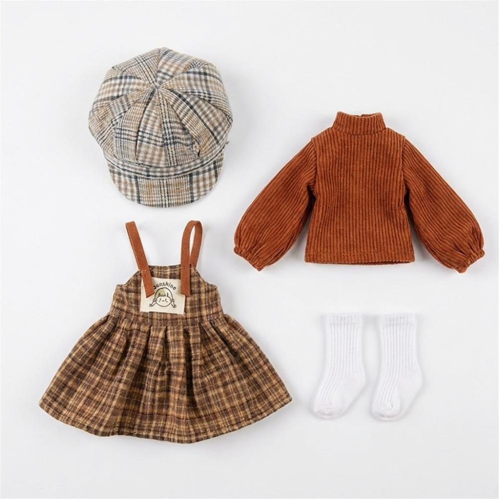 Fashion 1/6 BJD Doll Outfit Set Cute Girl Toy Gift Trendy Doll Dress  (No Dolls and Shoes)