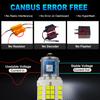 2Pcs Ceramic 1156 PY21W BAU15S LED Canbus P21W BA15S LED Bulbs No Hyperflash BAY15D 1157 P21/5W 36SMD 3030 Car Turn Signal Lights W/ Fan Auto Lamps