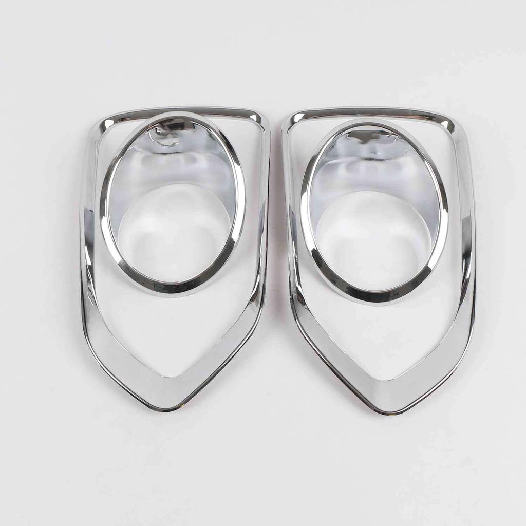 For Kia Sorento 2010 2011 2012 ABS Chrome Front Bumper Fog Light Foglight Lamp Cover Trim Fog Light Bezel Decoration Frame
