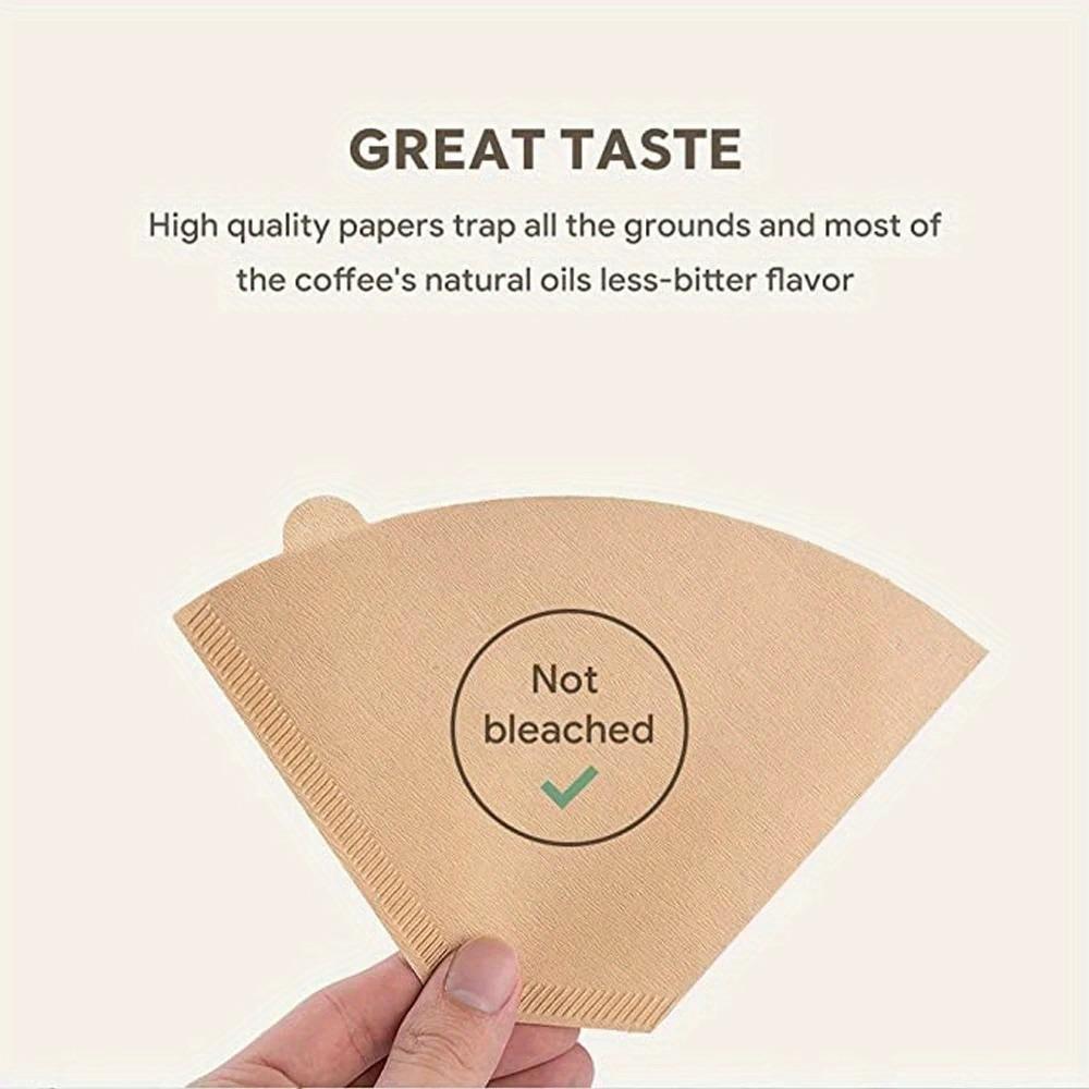 40Pcs Cone Coffee Filters Paper Coffee Coffee Filters 2-4 Cups Disposable Pour Over Drip Paper for Coffer Maker Accessories