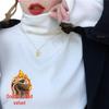 Women's Velvet High-Neck Double-Sided Warm Turtleneck Long-Sleeve Top - Autumn & Winter Slim Fit