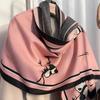 This Winter Women's Korean Style Faux Cashmere Scarf Is Versatile and Can Be Used As A Double Sided Multi Functional Shawl