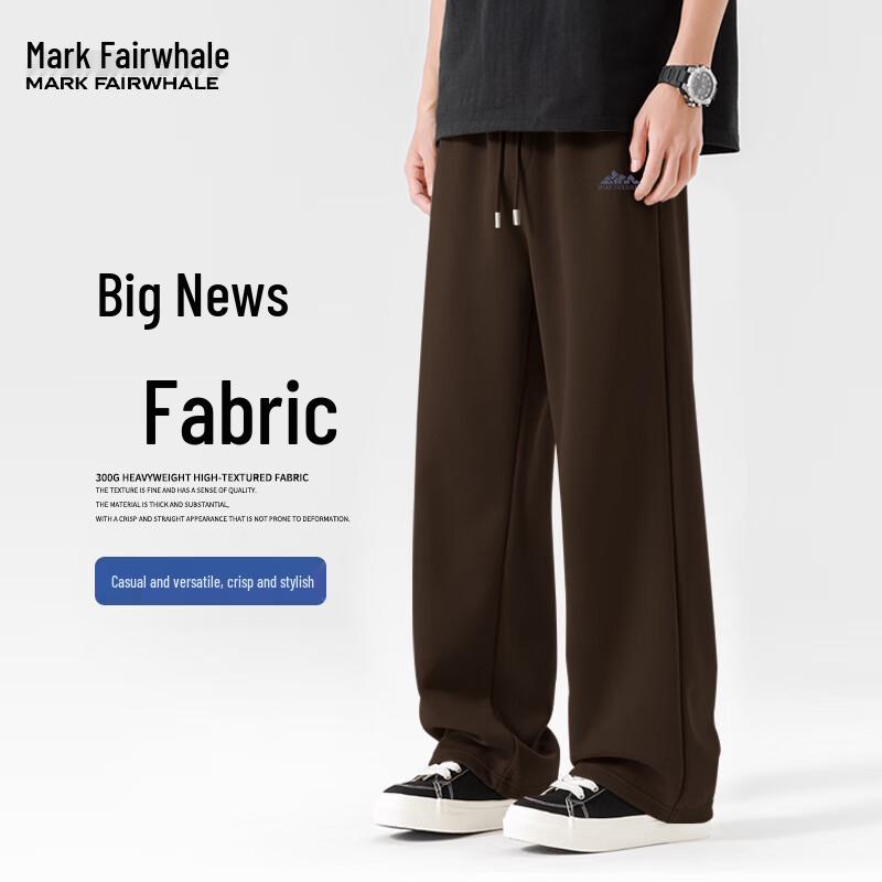 

Mark Fairwhale Men s Heavyweight Straight-Leg Casual Pants 5XL