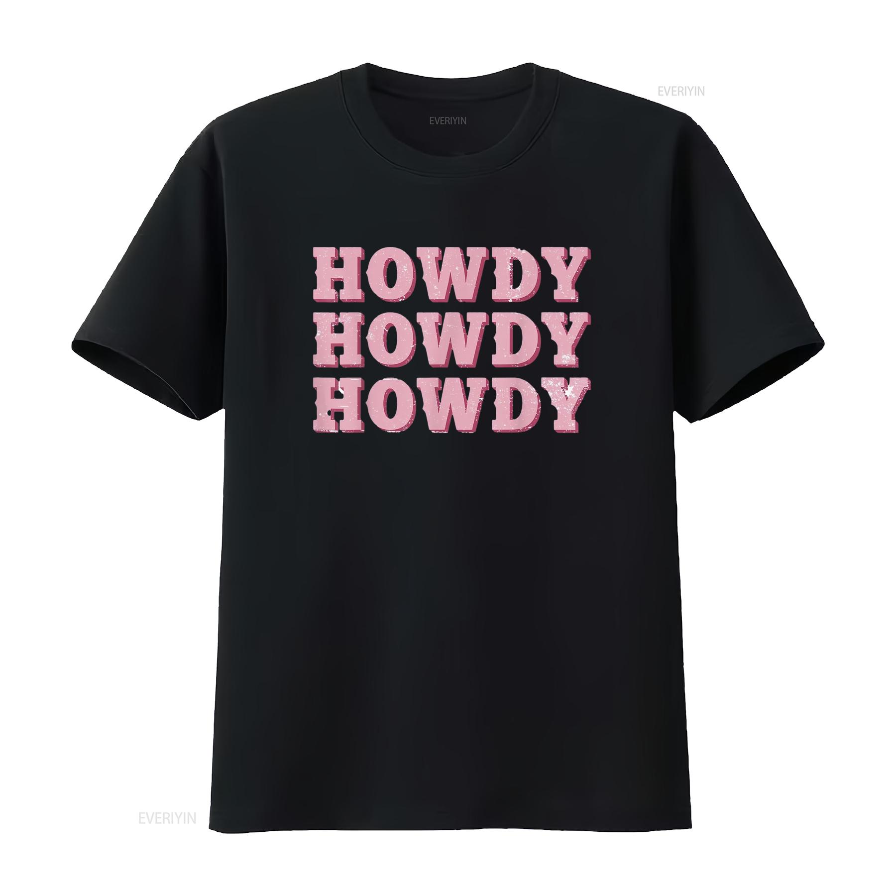 

Howdy Preppy Cowgirl T Shirt Rodeo White Weste Simple yet Stylish Women s with Unique Design Perfect for Casual Wear vintage 4XL