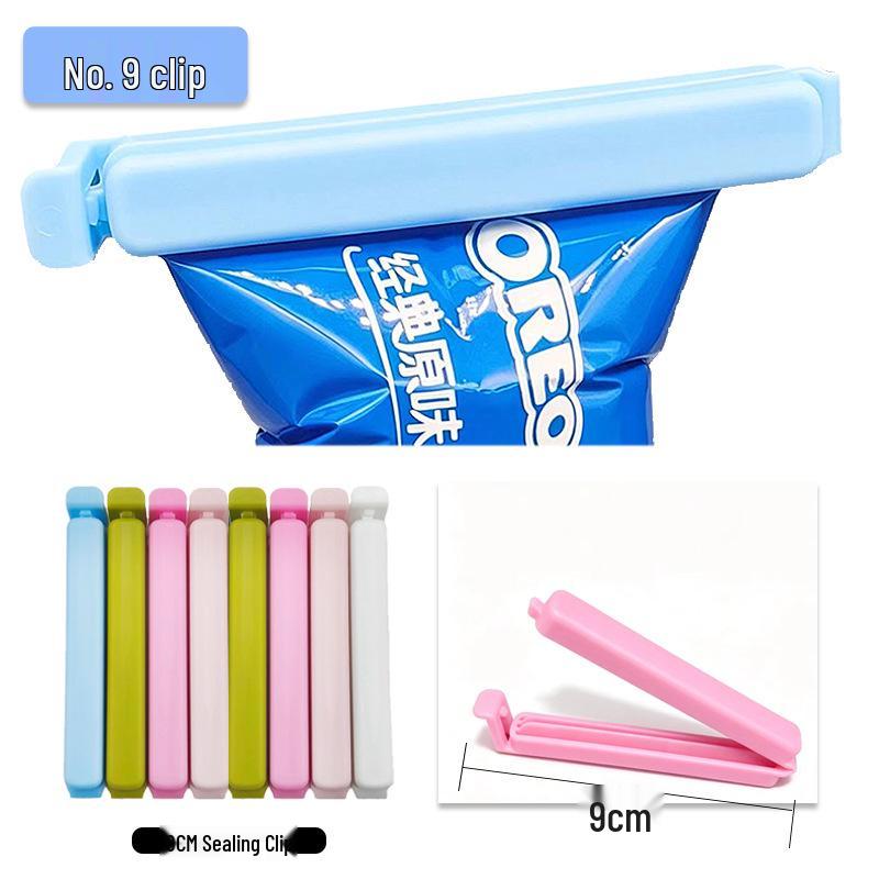 Versatile Kitchen Sealing Clips Set - Large, Medium, Small Sizes for Freshness In Milk Powder, Tea, Snacks & More