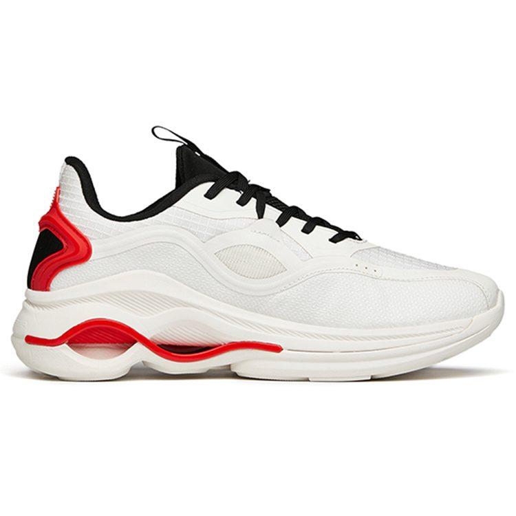 Anta Variety Training Collection Breathable And Lightweight Low top Training Shoes Men's White Red 112147722-1