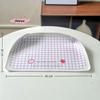 M-PU Leather Pet Anti Spill Placemat Waterproof Oil Resistant Cat Bowl Mat INS Pet Feeding Mat Pet Food Feeding Pad