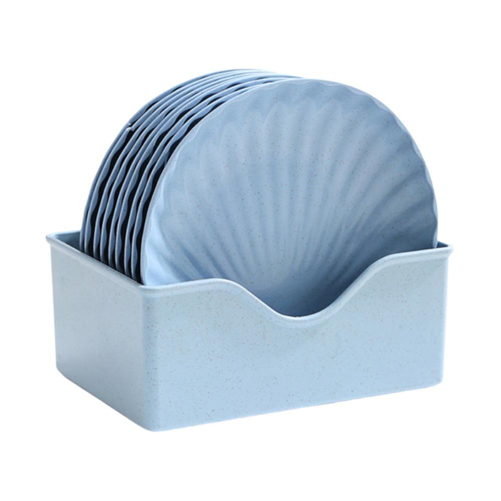 10PCS Nordic Style Snack Tray Microwave-safe Fruit Plate Creative Dinner Dish  Food Scrap