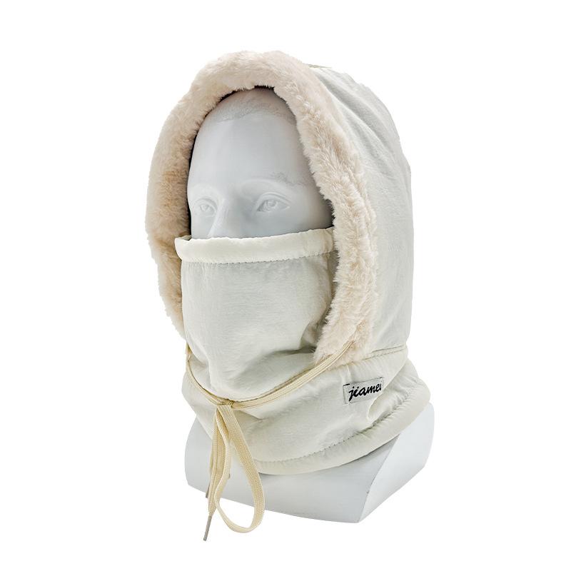Spot winter windproof ear caps, men's and women's scarves, integrated fleece thick outdoor cycling masks, warm hats