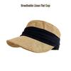 Women's Korean Style Contrasting Color Equestrian Sun Hat - Outdoor Protection Wide Brim Baseball Cap