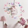 1Pc Watercolor Butterflies Wall Stickers Room Decor for Kids Room Bedroom Wall Decoration Nursery Living Room Wall Decals DIY
