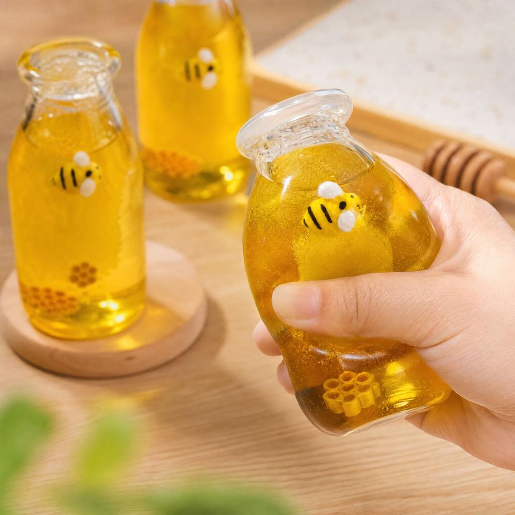 Honey Bottle Shape Quick Stress Ball