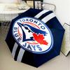 Blue Jays Logo Umbrella Folding umbrella, automatic umbrella 8-Frame for Travel, camping Use Gift for Halloween Christmas