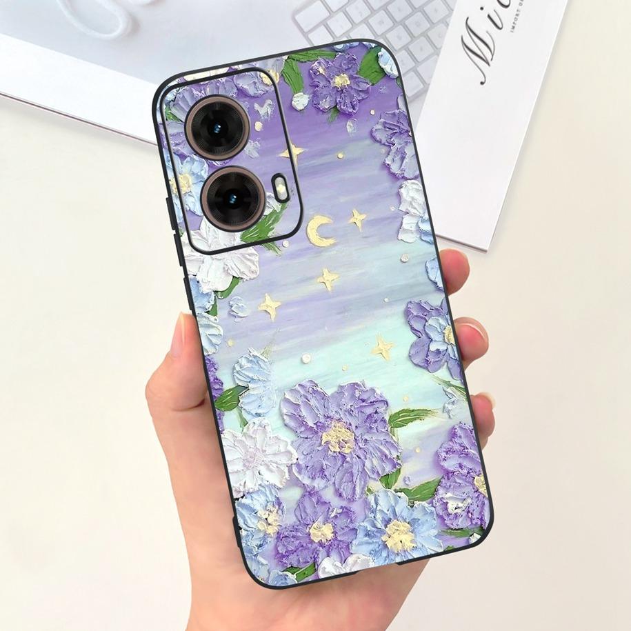 For Motorola Moto G85 5G Case Cute Astronaut Girls Soft Silicone TPU Phone Cover For Moto G85 2024 Funda G 85 MotoG85 Matte Case