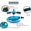 Andy Garden Watering Garden Irrigation Automatic Rotary Sprinkler Lawn Watering Watering Vegetables Trident Nozzle