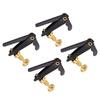 4Pcs Violin Fine Tuners Metal String Adjuster Replacement Musical Accessories for 3 4 4 4
