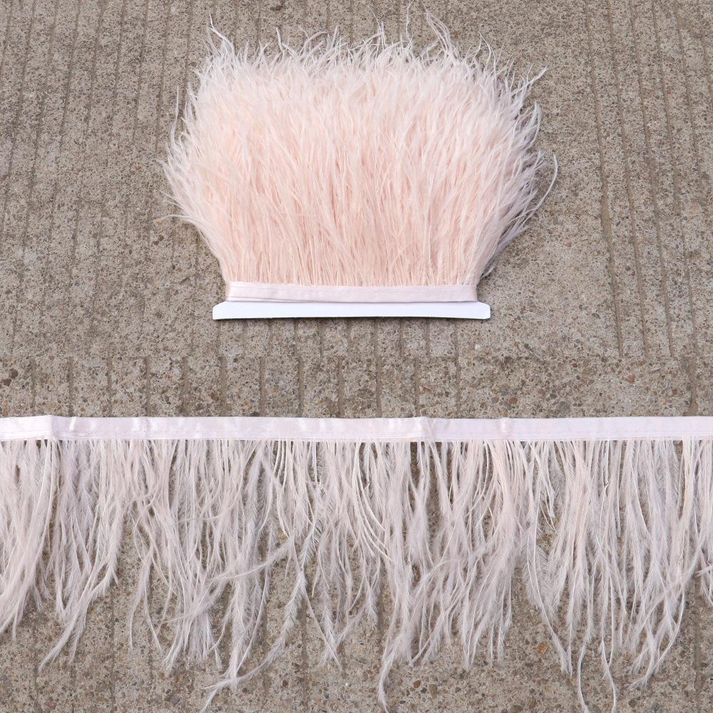Thickened Encryption Ostrich Hair Cloth Edge 10-15Cm Feather Clothing Skirt Accessories