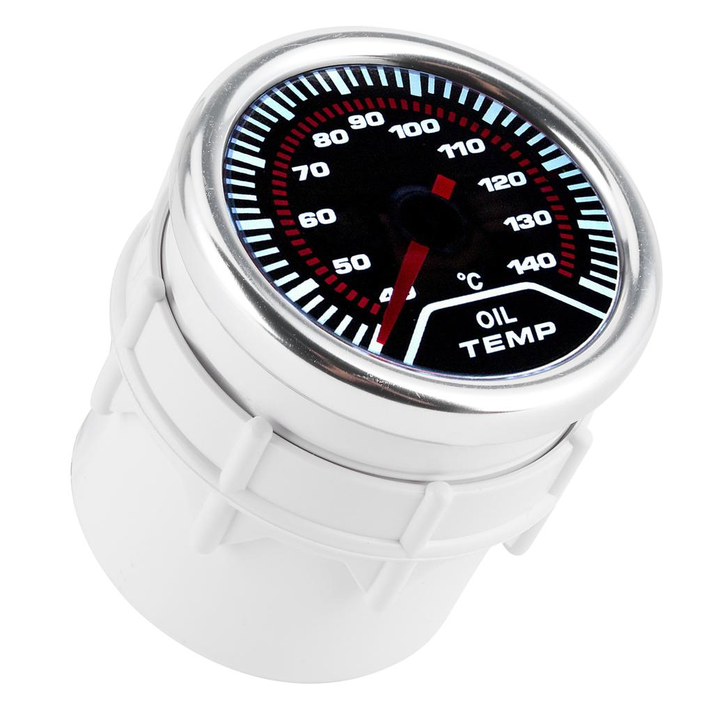 Oil Temp Gauge Car Universal Meter 52mm 2in Temperature Modification Accessory