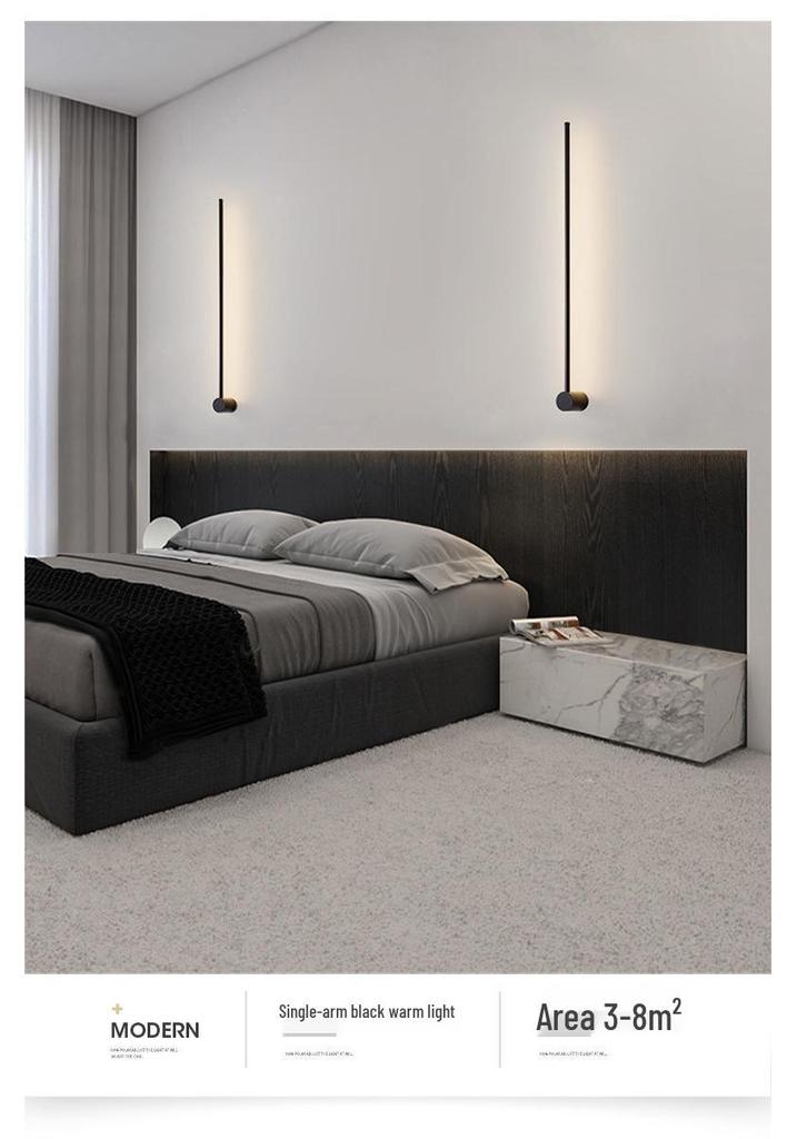 Minimalist Long Strip Wall Lamp for Bedroom & Living Room