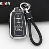 4 Buttons Tpu Remote Car Key Case Cover For Toyota Chr Camry Corolla Rav4 Highlander C-Hr Prius Land Cruiser Prado Key Chain Fob