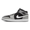 Air Jordan 1 Mid SE Elephant Toe Men Sneakers Grey Black White DM1200-016