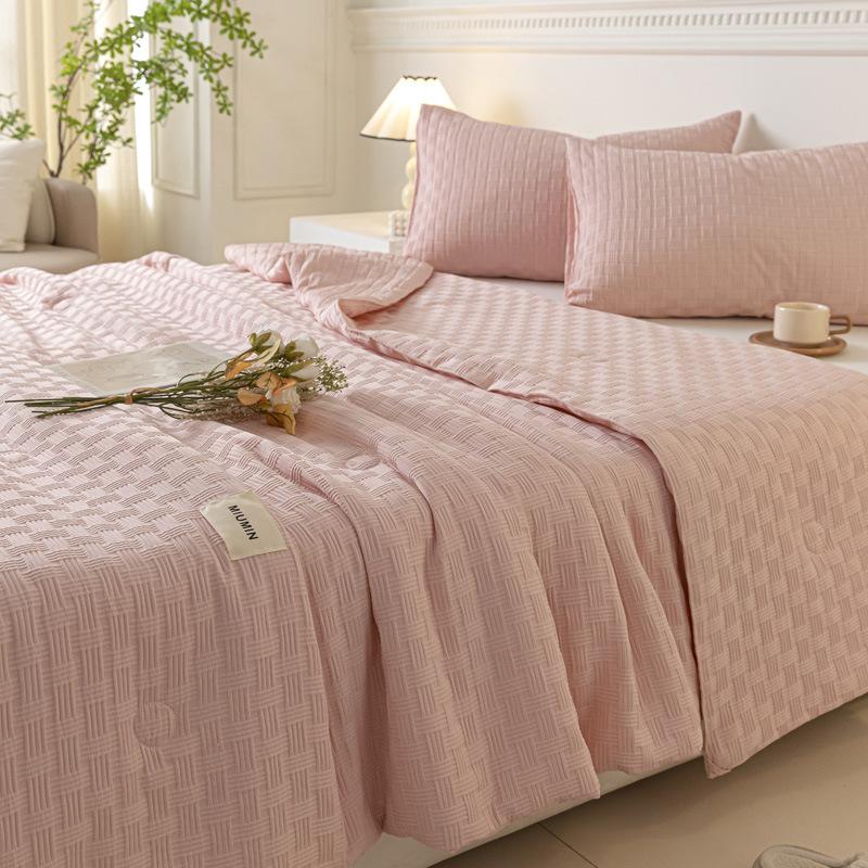 Summer Light Comfortable Simple Cool Quilt Machine Washable Washable Skincare Breathable Thin Spring Air Conditioning Blanket
