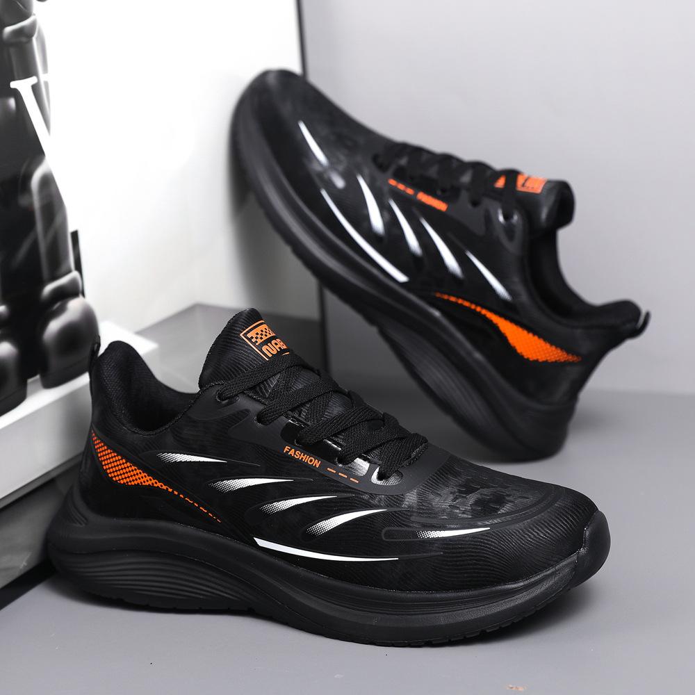 Men's shoes spring new ultra-light sole sports shoes casual versatile fashion trend ultra-light non-slip running shoes breathable shoes