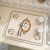 Enhance Your Kitchen Decor with Coffee Absorbent Dish Drying Mat 40x30cm