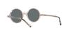 Emporio Armani EA 501M Crystal Brown Pattern Mirror Rose Gold Size 47 Sunglasses, Frame/Grey Lens,
