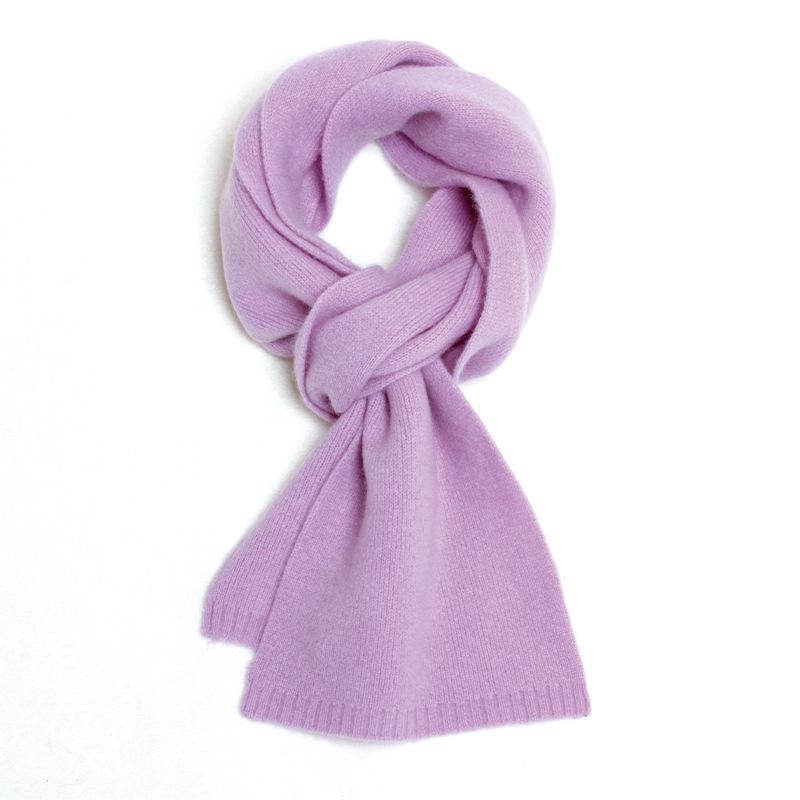 12-Gauge Pure Cashmere Thick Knit Scarf, Unisex, Available in 10 Colors, Stylish and Warm