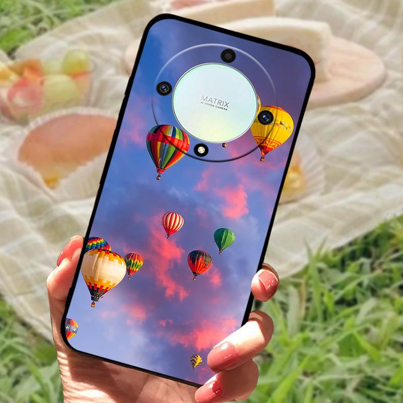For Honor X9A 5G Case Honor X9A Cover Black Soft Silicone Phone Case Fundas For Huawei Honor X9A 5G Coque HonorX9A Protective