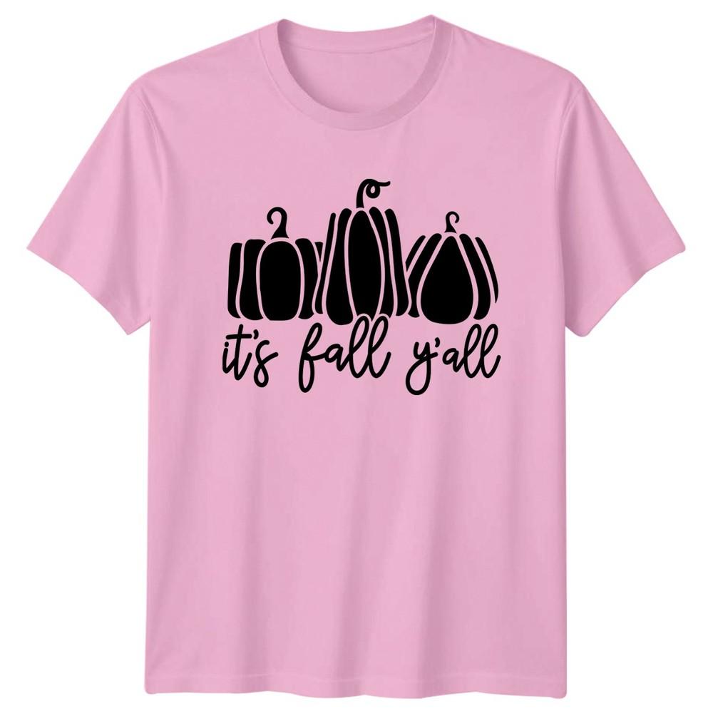 Its Fall Yall Fall Season Autumn Pumpkins Unisexs TShirt Unisex Tee Harvest Apparel