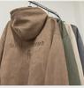Men's Oversized Suede Hoodie: Trendy American Style, Plush Velvet, Autumn/Winter Fashion