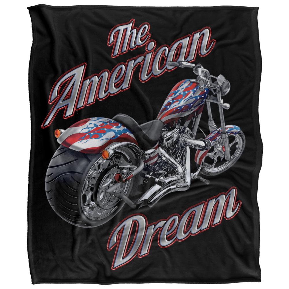 JQ Licensing James Piazza The American Dream Silky Motorbike Supersoft Blanket