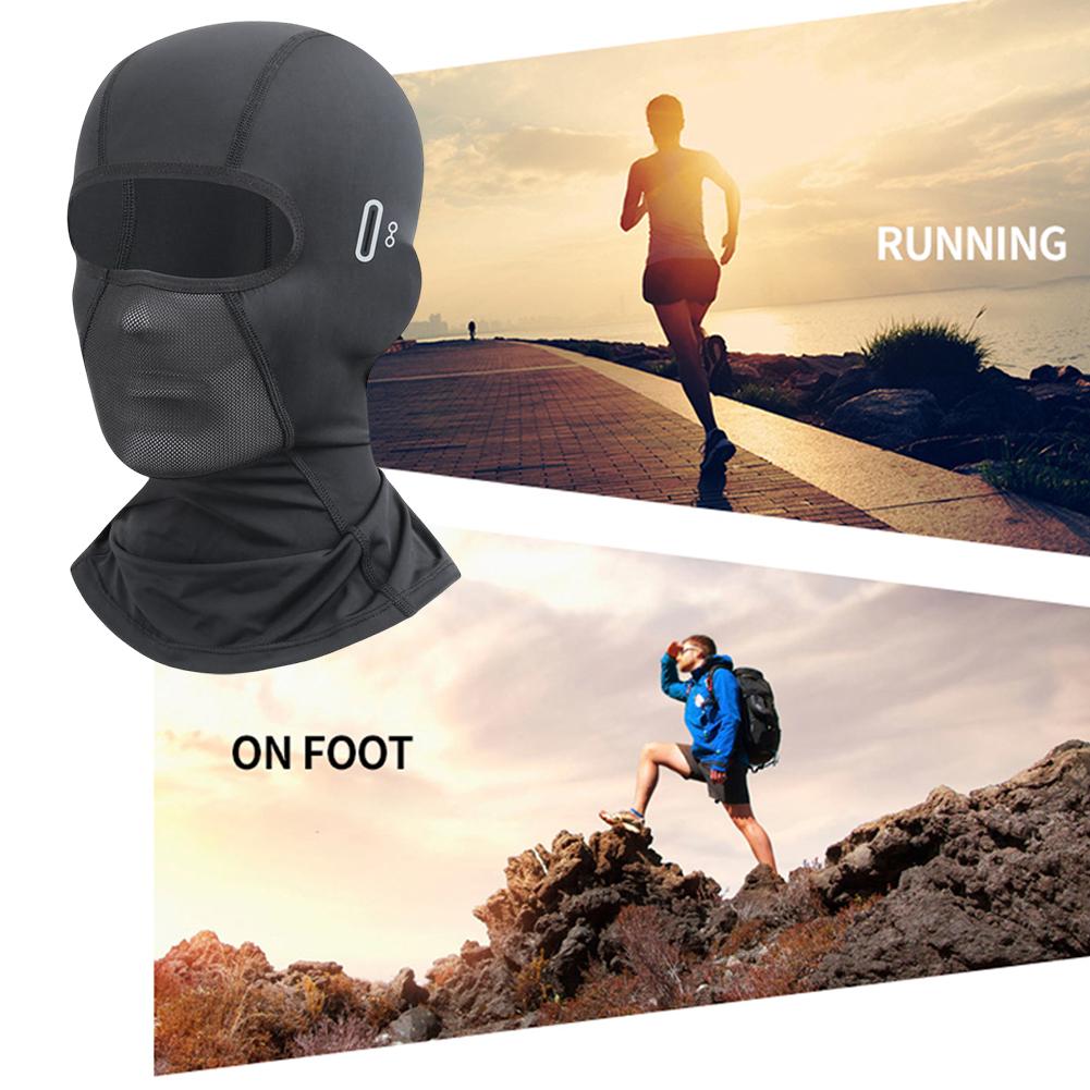 Bike Mask Neck Face Hood Sunscreen Balaclava Face Shield Breathable Eyeglass Hole Headwear Headgear for Summer Outdoor Sports