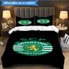 Set Biancheria da Letto 3 Pezzi Emblema Cresta Sporting Cp Stampa 2D (Include 1 Copripiumino + 2 Federe Senza Imbottitura), Decorazione camera da letto, Regalo ventilatore