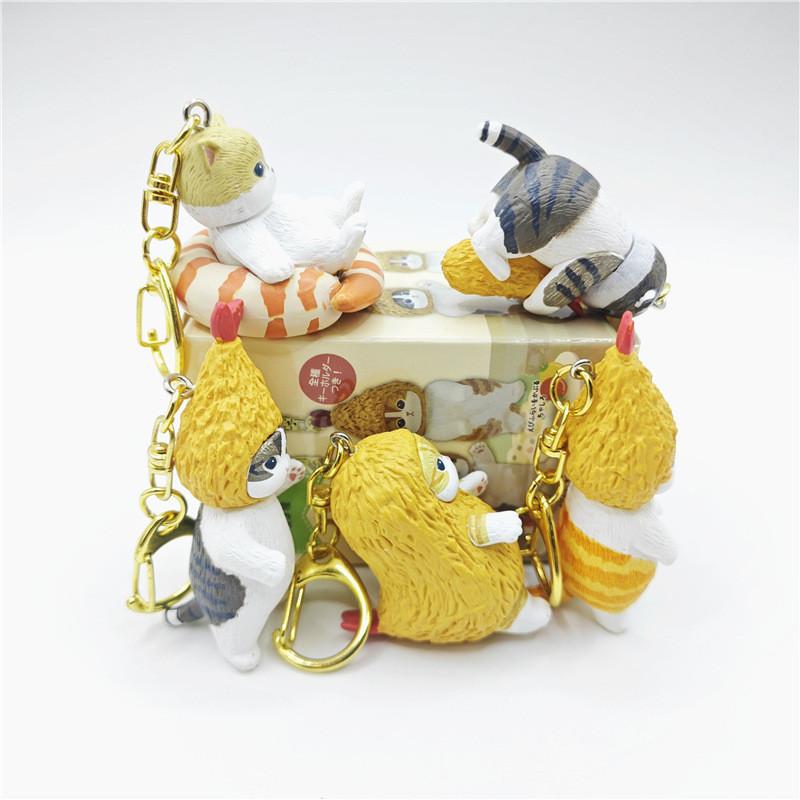 Charming Fortune Cat Sandy Tempura Shrimp Cat Hanging Pendant Blind Series Box