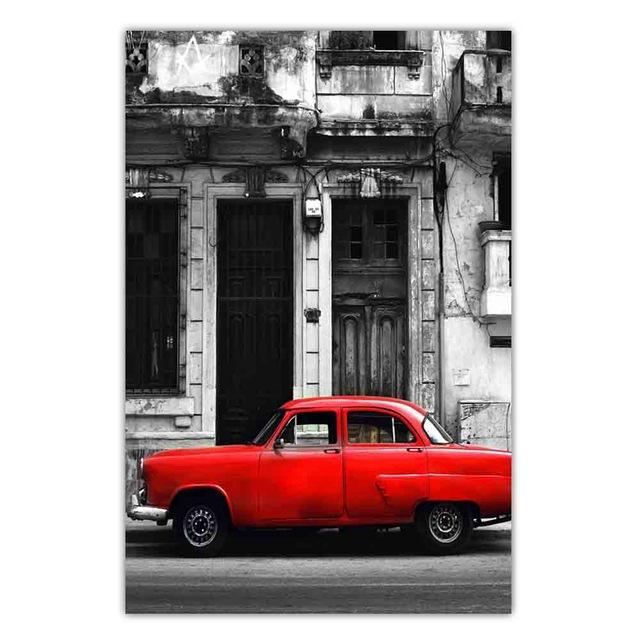 Nordic City Landscape Fashion Canvas Painting World Famous City Street View Poster Office Living Room Home Decoration Mural No Frame