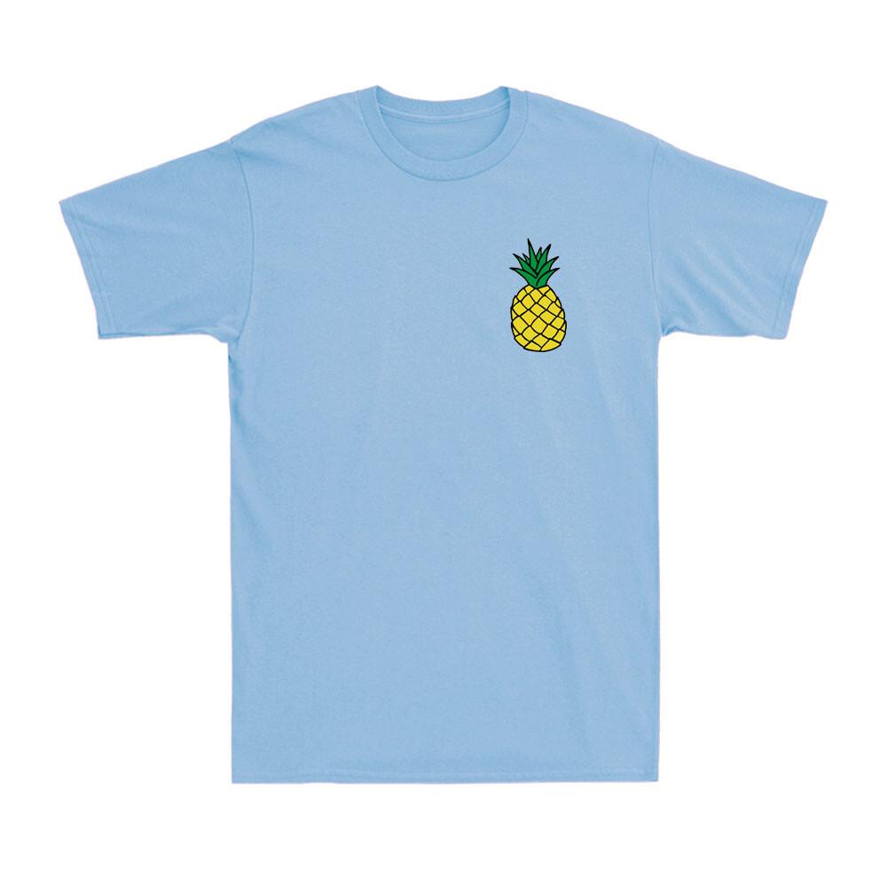 Pineapple Shirt Pineapple Left Breast Pocket Graphic Novelty Unisex's T-Shirt