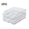 Double Layer Egg Organizer for Kitchen Stackable Storage Box 7 Degree Gentle Slope Design Compact Holder Pantry Transparent Plastic Container