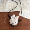 Cute Puppy Long Lanyard Glasses Clip Necklace Women's Sunglasses Clip Neck Sweater Chain Lanyard Lanyard Decorative Accessories