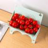 Desktop Foldable Drainable Trash Bag Desk Bathroom Storage Shelf